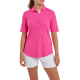 FootJoy Half-Sleeve Solid Pique dámské golfové polo - Hot Pink