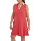 FootJoy Dress With Floral Trim dámské golfové šaty - Red