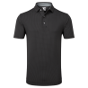 FootJoy Stretch Lisle Dot Print pánské golfové polo - Black/Grey