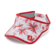 FootJoy Visor dámský golfový kšilt - Red and Pink Floral