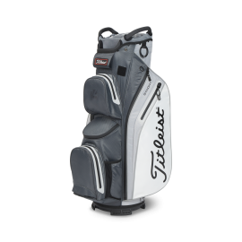 Titleist 14 StaDry Cart Bag - Charcoal/Grey/White