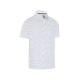 Callaway All-Over Chev Confetti Print pánské golfové polo - Bright White