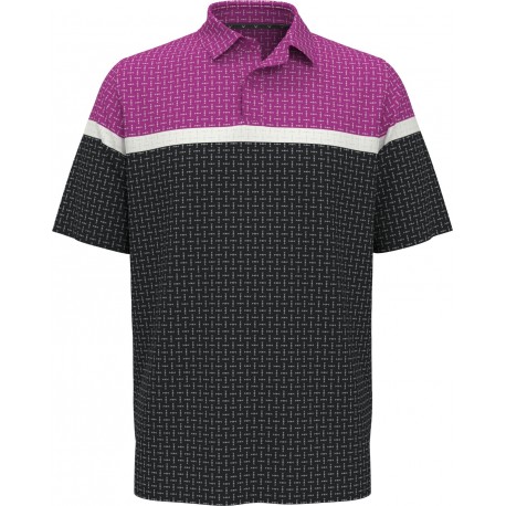 Callaway Classic Geo Print pánské golfové polo - Purple Orchid