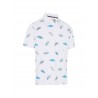 Callaway Golf Novelty Print pánské golfové polo - Bright White