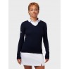 Callaway V-Neck Merino dámský golfový svetr - Dark Navy